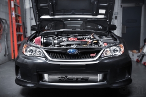 Black Subaru STI Front shot