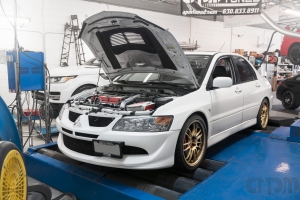 Mitsubishi EVO 8 on Mustang AWD 4WD Dyno Dynamometer